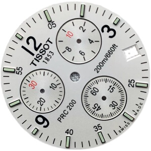 适配天梭prc200 t17男原装表盘 刻度盘t461字面指针表壳 手表配件