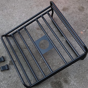 新长江650b行李架备胎架侉子边三轮摩托车黑色备胎行李架