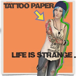 奇异人生周边chloe克洛伊社会大佬花臂纹身贴cosplay