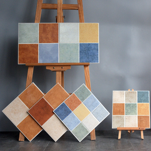 拼色瓷砖卫生间 北欧风格厨房墙面砖浴室防滑地砖 阳台墙砖仿古砖