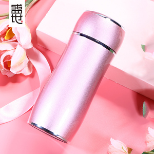 梦祥盛世足银口杯纯银内胆净化水质女士迷你银水杯 送女友礼物