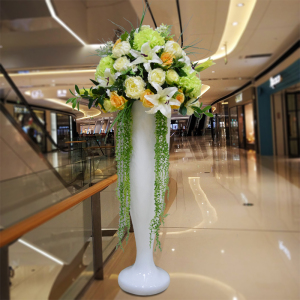 大型落地清新仿真花绢花装饰花客厅酒店商场大堂旋转门售楼部摆件