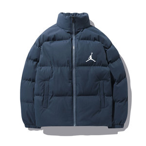 aj飞人棉衣男女冬季加厚立领外套大码情侣款棉服宽松潮流百搭棉袄