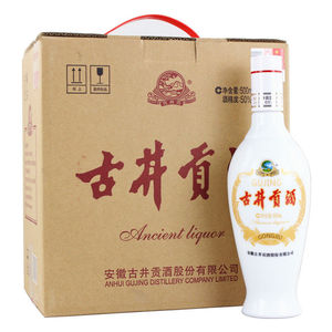 古井贡酒老瓷贡 50度/42度 乳玻瓶 500ml/250ml整箱 纯粮优级白酒