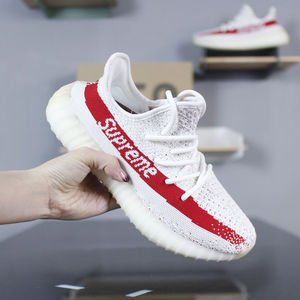 supreme联名潮鞋350v2椰子鞋男鞋女鞋跑步鞋侃爷情侣