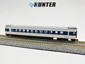 kunter火车模型n比例1:160硬座yz25t型客车车厢
