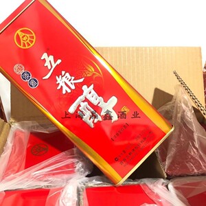 2016年50度五粮醇铁盒红淡雅 500ml*6盒整箱浓香型白酒喜庆正品