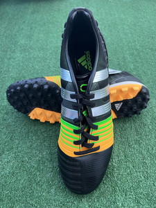 日本专柜ADIDAS阿迪达斯正品黑色狂战士2代TF碎钉耐磨高端足球鞋