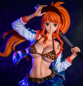 海贼航海王棒球 时尚潮流 潮牌娜美 比基尼 gk盒装美女手办公仔