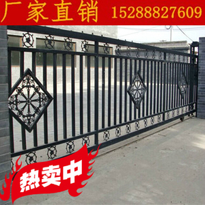 铁艺大门铁门别墅门花园门庭院门小区电动门防盗双开欧式铁艺大门