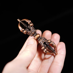 00nmwz549706淘宝原创黄铜计数器卡子文玩手串金刚铃杵配饰diy饰品