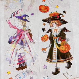 现货分装 魔法见习社pet胶带 人物款可爱小姐姐手账素材 mood