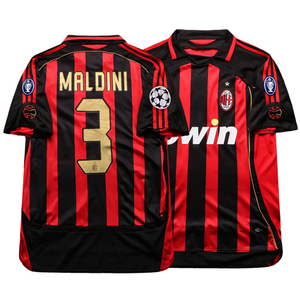 ac米兰复古球衣0607主客场卡卡因扎吉马尔蒂尼长短袖欧冠足球队服