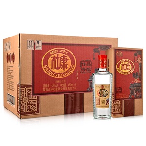 酒仙网 42度白水杜康国苑品酿450ml*6瓶浓香国产白酒