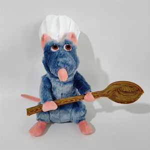 料理厨师小米厨师味王老鼠毛绒玩具公仔布玩偶布娃娃儿童生日礼物
