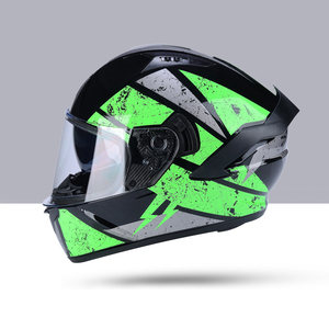 四季摩托车头盔男女全覆式双镜片全盔电动重机车骑行跑盔可装蓝牙