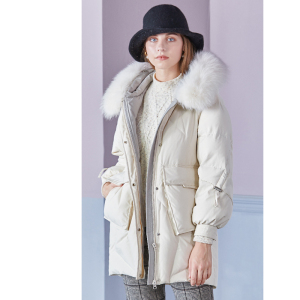 可路莎羽绒服中长款