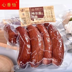 【工厂直销】哈尔滨风味红肠蒜香肠熟食零食鹤城老字号300g1袋4只