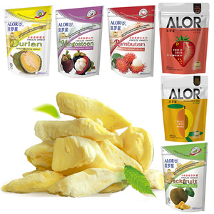 亚罗星ALOR马来西亚原装进口特产水果干办公室零食冻干水果50g/袋