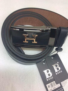 宾利皮带男士真皮针扣腰带新款牛皮自动无牙青年商务休闲百搭裤带