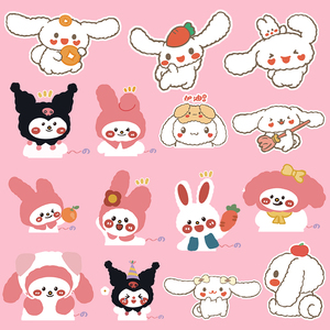 大耳狗电脑贴纸