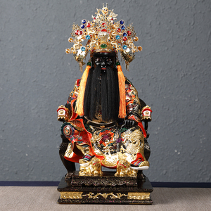 池府王爷神像木雕五府千岁李王吴王朱王范王爷文武尊王王帽法器