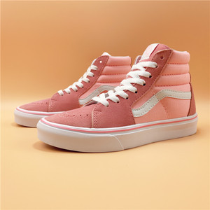 万斯高帮帆布鞋女鞋