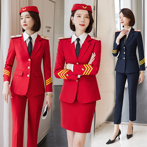 大红色西装套装军鼓队服装女秋冬军乐队演出服红白喜事锣鼓队制服