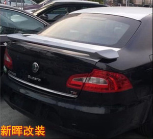 斯柯达昊锐尾翼改装