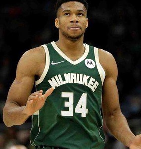 nike耐克nba雄鹿队34号字母哥球衣 22米德尔顿21霍乐迪篮球服刺绣