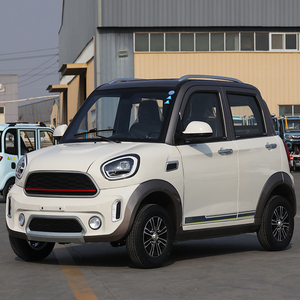 四轮电动车成人家用代步电瓶车女士全封闭汽车油电空调新能源轿车