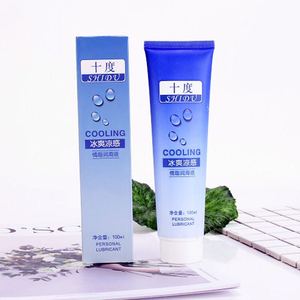 十度润滑油冰感人体润滑剂100ml男女用水溶免洗冰爽润滑液