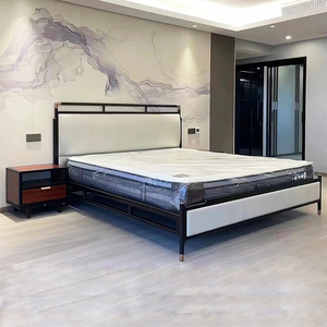 东方荟新中式家具 刺猬紫檀红木真皮1.8m双人床 苏梨上品江南别院