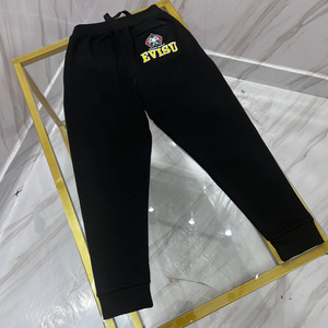 潮牌evisu福神卫裤男23新款小佛头印花街头时尚百搭长裤休闲裤女