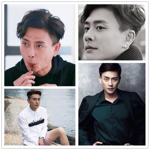 香港明星黄宗泽海报周边宿舍ktv网吧餐厅密室装饰画防水可定制