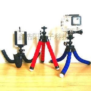 A8山狗gopro7小蚁运动相机手机单反支架配件脚架Hero8章鱼自拍杆