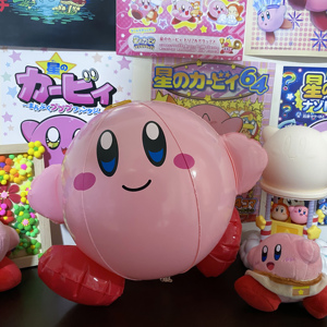 kirby星之卡比硅胶聚会糖果气球充气可反复使用可爱日本正品玩具