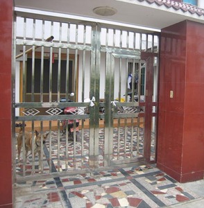 上海不锈钢建材厂 304不锈钢庭院门 不锈钢304进户防盗门 大门