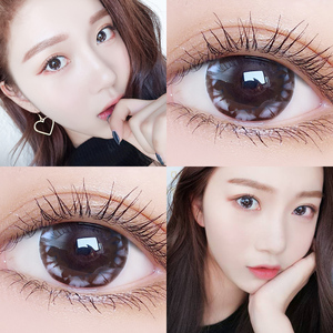 七彩钻石美瞳年抛女大小直径14.5网红款自然黑正品大牌bebe