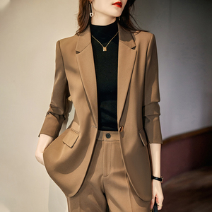 今年流行外套小西装女秋冬新款气质名媛高端正装女职场西服套装