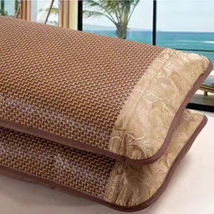 夏季枕席藤枕套成人单个装凉爽双面冰丝藤枕头套一对装可折叠