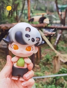 泡泡玛特 dimoo大娃绝版 dimoo熊猫 绝版限定款 潮玩手办公仔