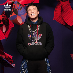 阿迪达斯三叶草新年款陈奕迅同款卫衣男2021本命年cny外套gp1865