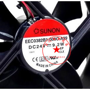 全新原装建准SUNON EEC0382B1-000C-A99 12038 24V机箱散热风扇
