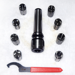 铣夹头套装8件钻铣床铣刀夹具机床配件mt3-er25 3-16mm铣铣床夹头