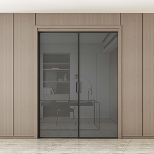 梦天木门铝合金推拉移门客厅卧室阳台厨房卫生间隔断极窄边框移门