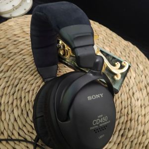 sony/索尼mdr cd450古董收藏hifi发烧头戴封闭式经典监听音乐耳机