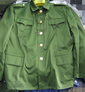 库存87涤卡冬常服 陆涤卡冬装冬 罩衣 黄色陆兵冬涤卡服装 工作服