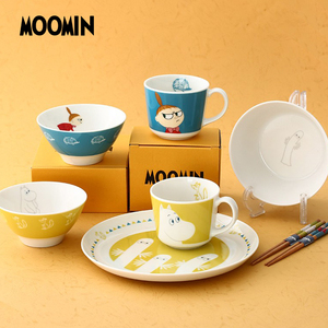 （山加商店）姆明Moomin陶瓷马克杯杯子水杯咖啡杯沙拉碗面碗圆盘