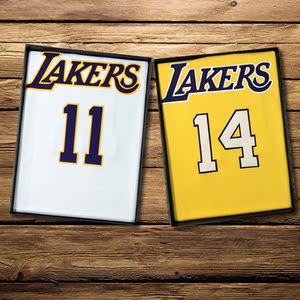 湖人队11号易建联复古球衣球裤套装14英格拉姆男女背心定制篮球服